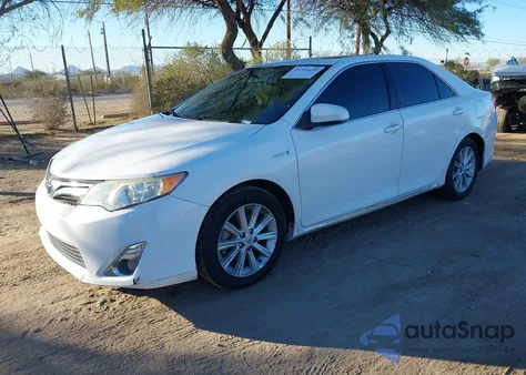 2012 Toyota Camry Hybrid Xle z USA, uszkodzony, nr VIN 4T1BD1FKXCU023015